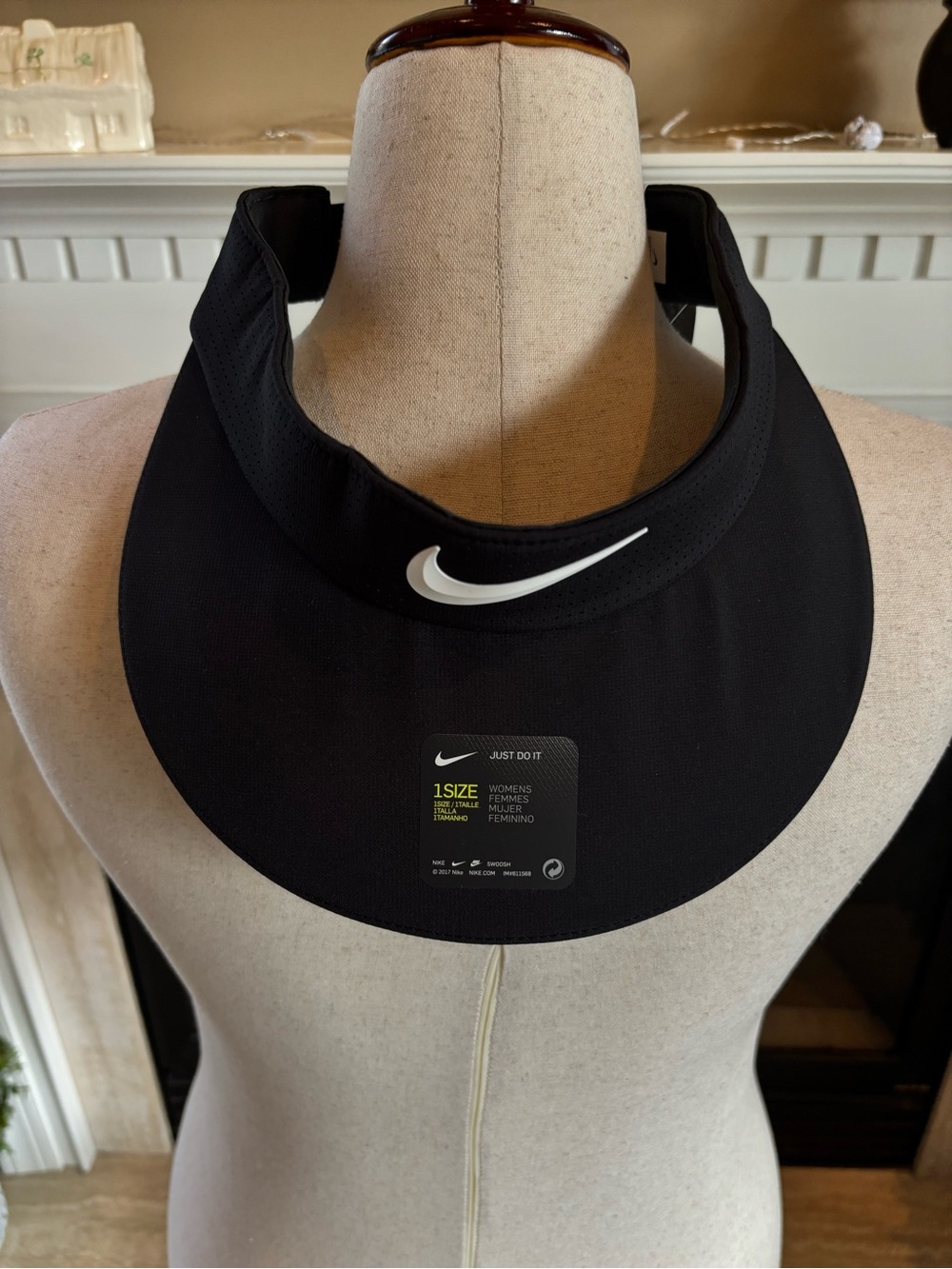 *NEW* Nike Adult Uni-Sex AeroBill Black Visor - One Size
